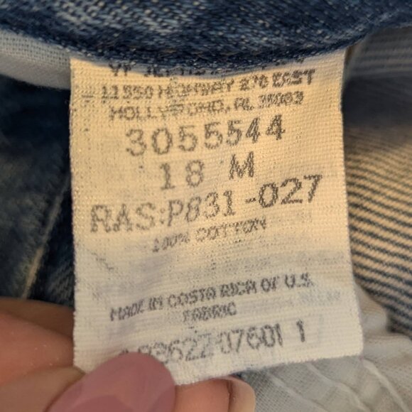 Lee Original Jeans Straight Leg Size 18M - Picture 6 of 13